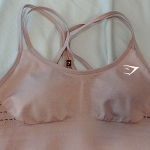 Gymshark Grey Seamless Bra - Size Medium